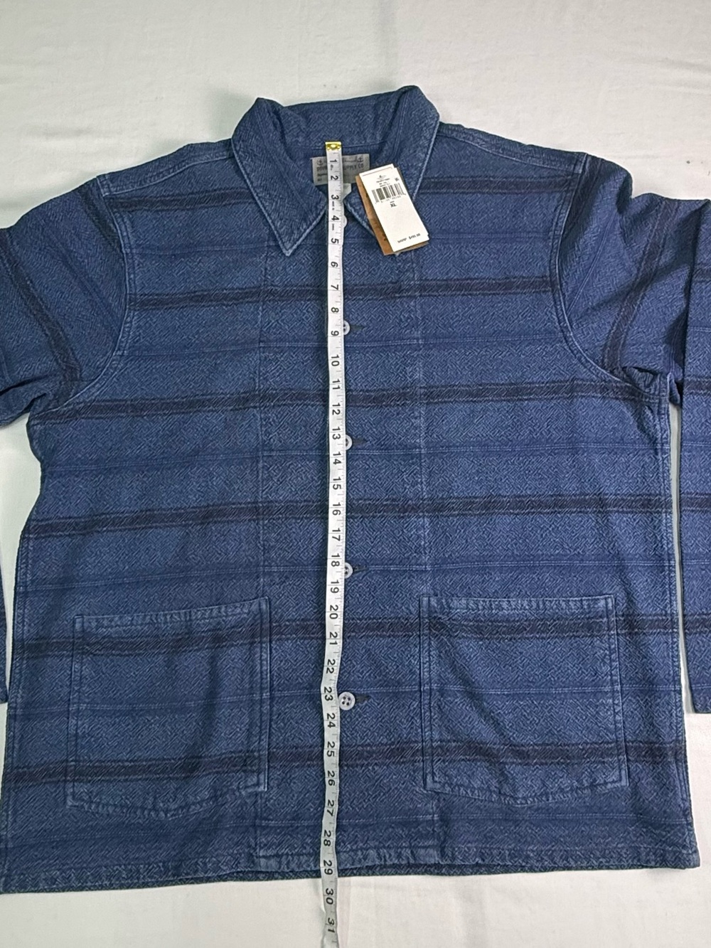 Ralph Lauren Double RL (RRL) Indigo Naval Military Shirt Jacket- Size XL - Picture 4 of 16